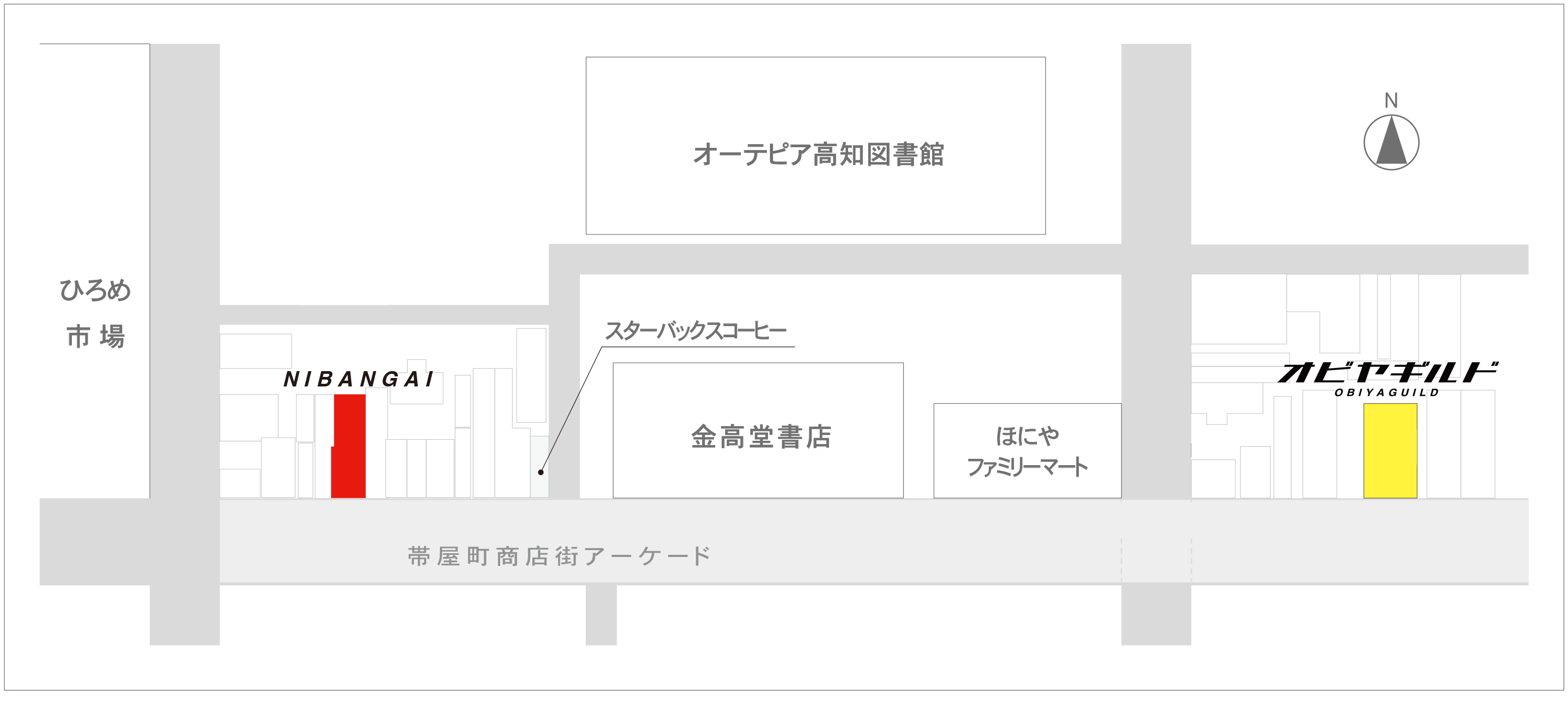 二番街 貸し大会議室 アクセスマップ